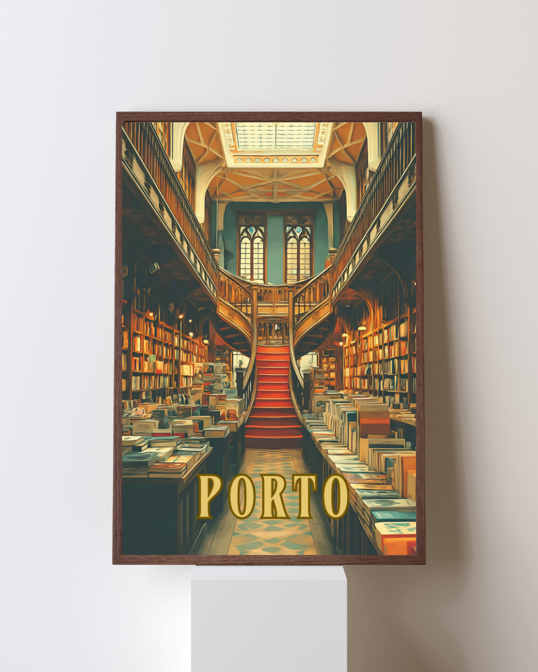 Livraria Lello Porto Printable Wall Art – Instant Digital Download - PDF A4/A3/A2