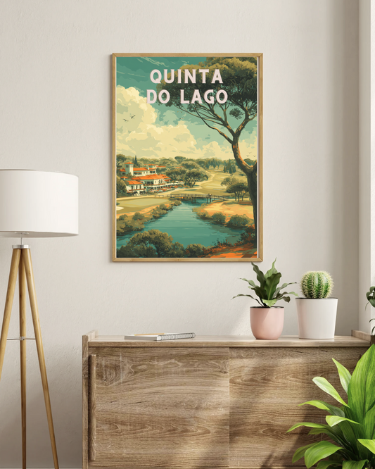 Quinta Do Lago Golf Course Printable Wall Art - Instant Digital Download - PDF A4/A3/A2