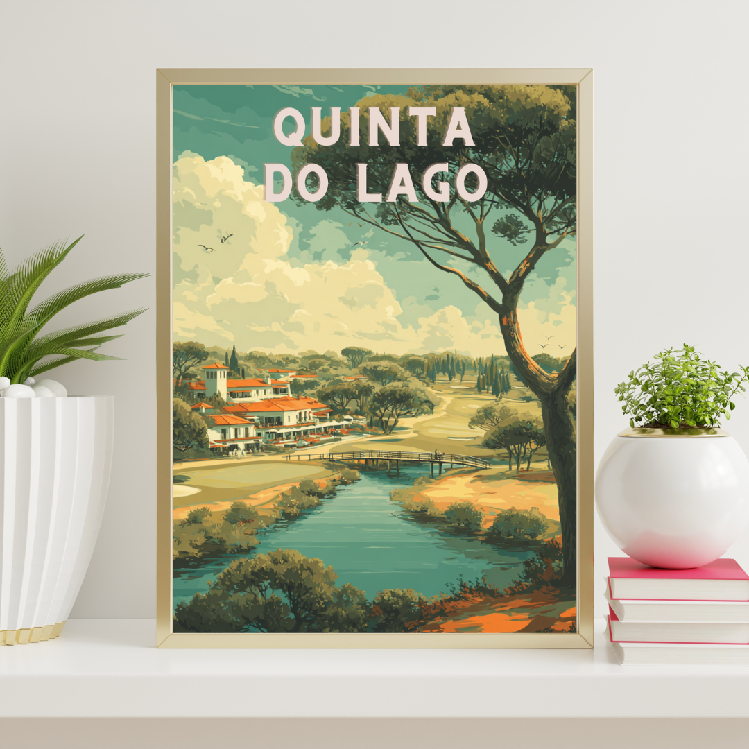 Quinta Do Lago Golf Course Printable Wall Art - Instant Digital Download - PDF A4/A3/A2