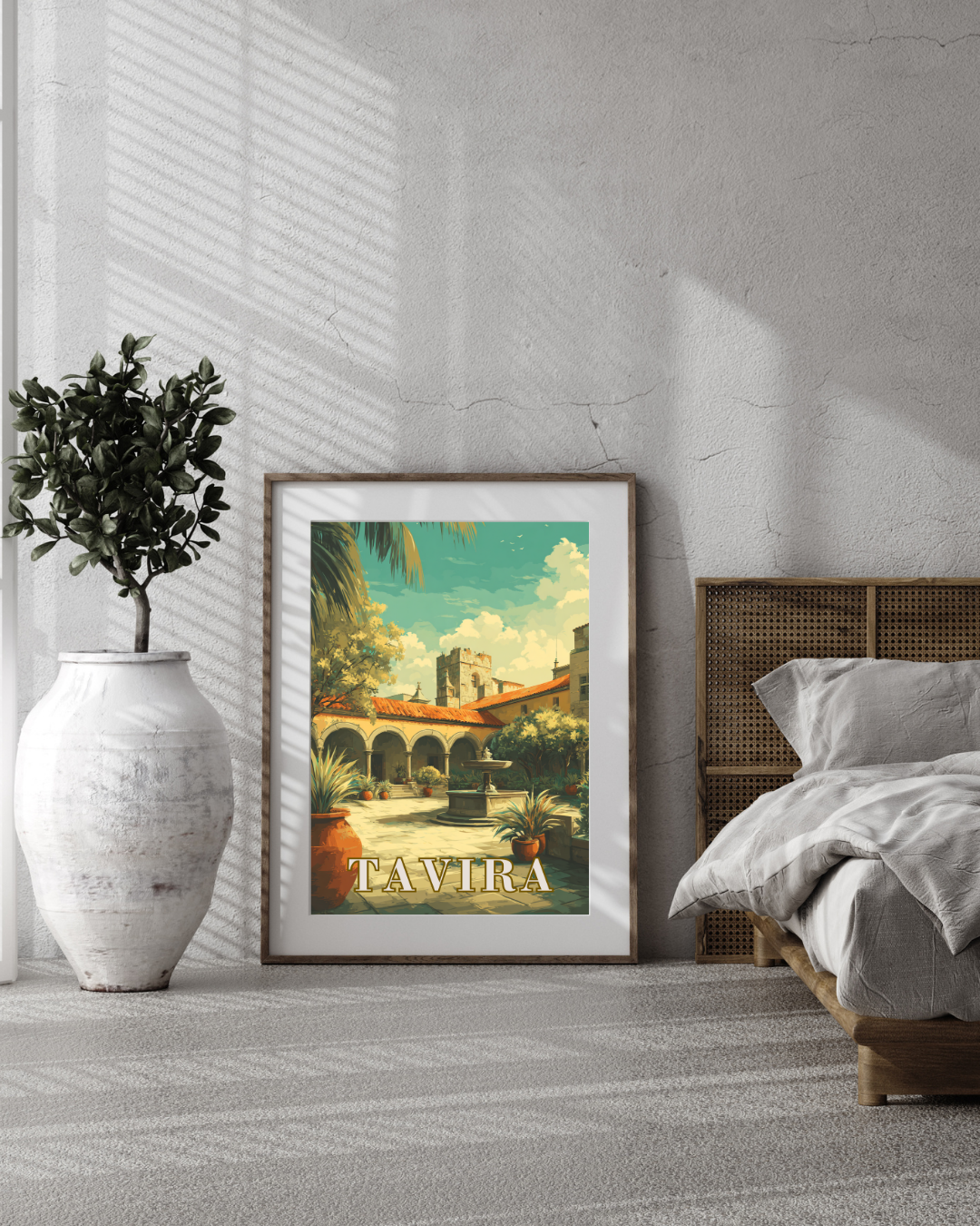 Tavira Convent - Portugal Printable Wall Art - Digital Download PDF A4/A3/A2 Size